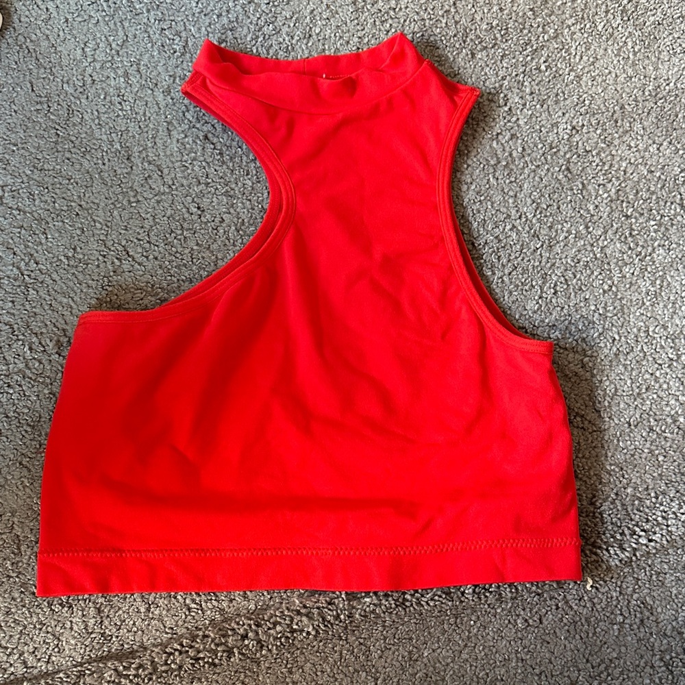 Garage Vibrant Red Crop Top